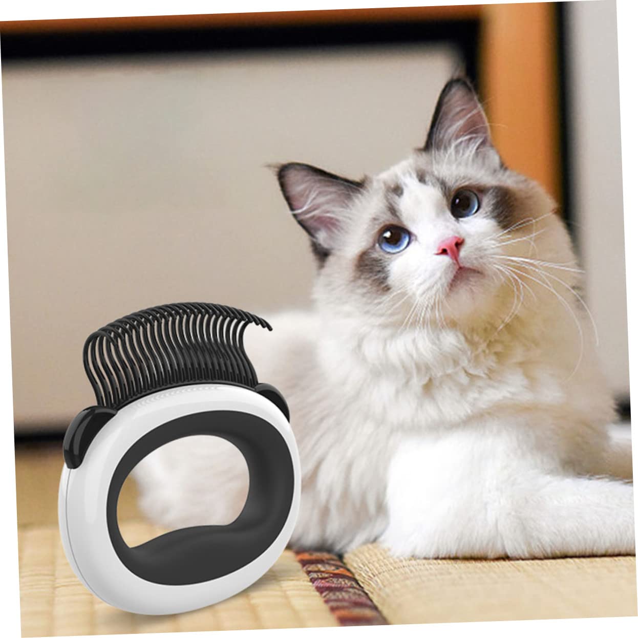 Yardwe 5stücke Katzenbürste Für Sanfte Pflege Ergonomischer Entfilzungskamm Zur Entfernung Von Unterwolle Und Losem Fell Für Langhaar Und Kurzhaarkatzen Leicht Zu Reinigen
