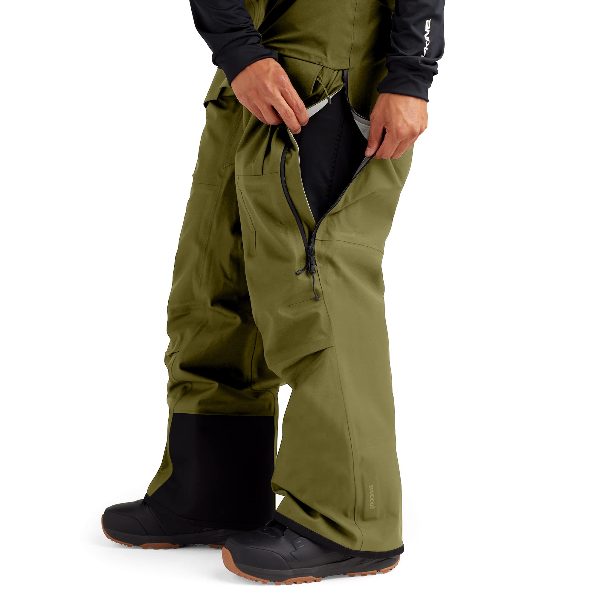 Dakine Pantaloni elasticizzati da uomo Sender 3L, verde oliva