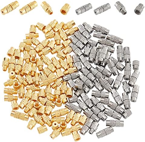 NBEADS 2 Stück 925 Sterling Silber Karabiner Verschlüsse - Oval Mit Zirkonia Für Schmuck