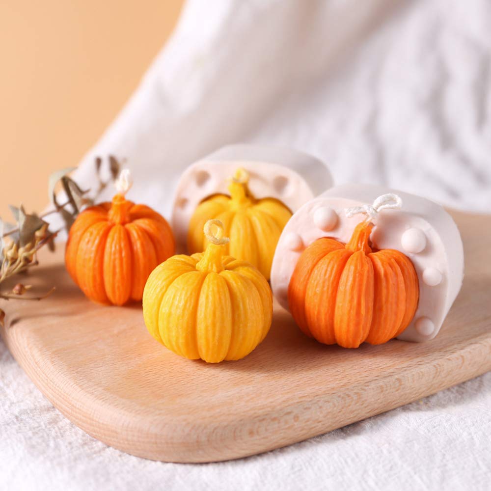 Lot De 2 Moules à Gâteau En Forme De Citrouille 3D, Moules En Silicone