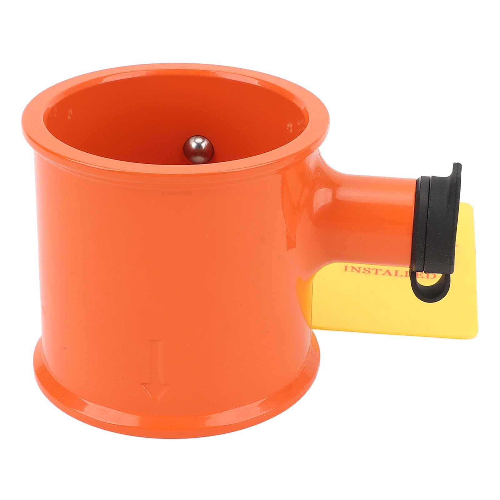 Tbest - Verrou d'attelage de selle de remorque, antivol robuste pour camping-cars, bateaux, camping-cars et semi-remorques, orange