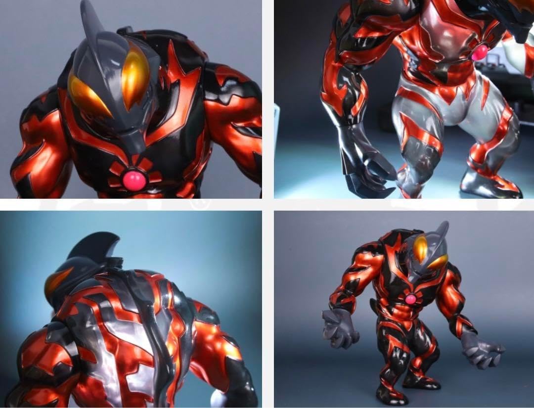 ウルトラマンベリアル ソフビ クリアーブラック ももこ 墓場の画廊 11