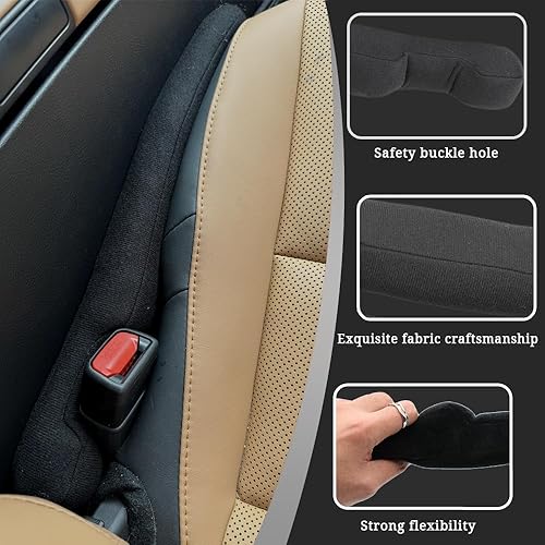 Miniatura 5 de YLXGT Relleno universal para asiento de automóvil, SUV, camión, organizador de ajuste para llenar el espacio entre el asiento y la consola para