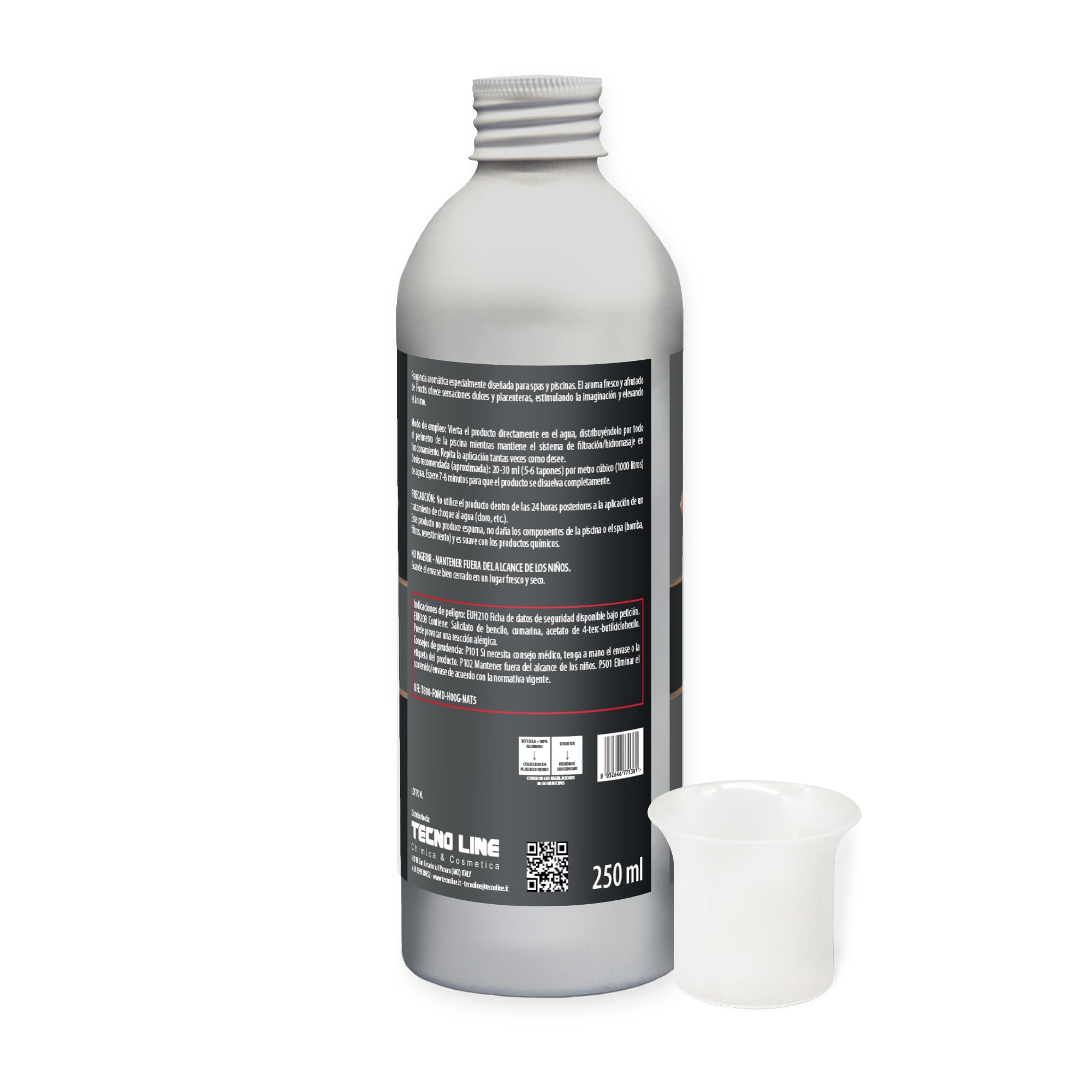 Set de Baño Idro Fragancias Aromáticas Concentradas para SPA 5 uds X 250 ml + Vaso Dosificador, Surtido de Fragancias para SPA y Whirlpool