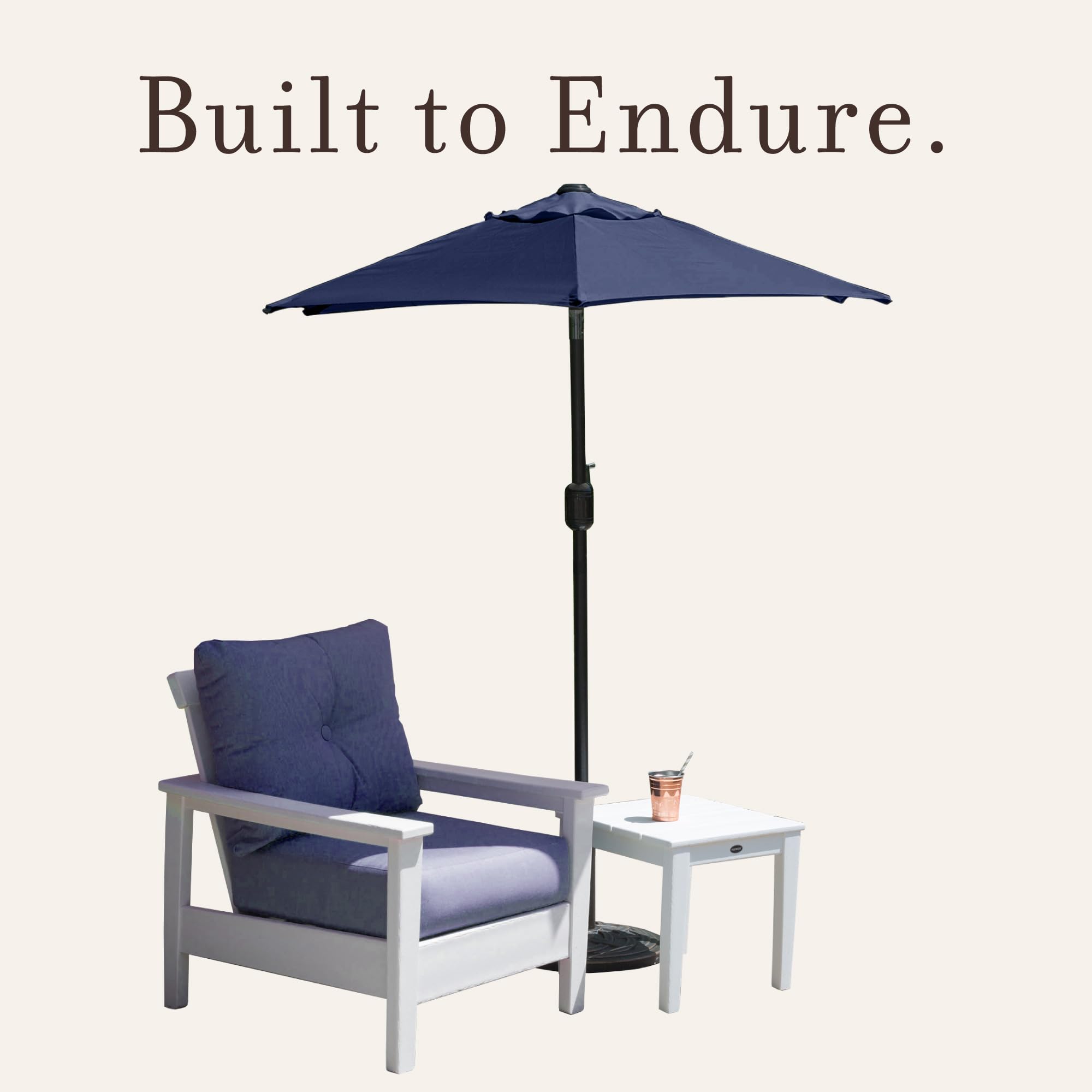 Sun Parasol 6 Foot Outdoor Patio Umbrella With Crank & Tilt - 5'9"  Diameter, Fade-Resistant, Market Umbrella For Table UV Resistant Outdoor  Shade