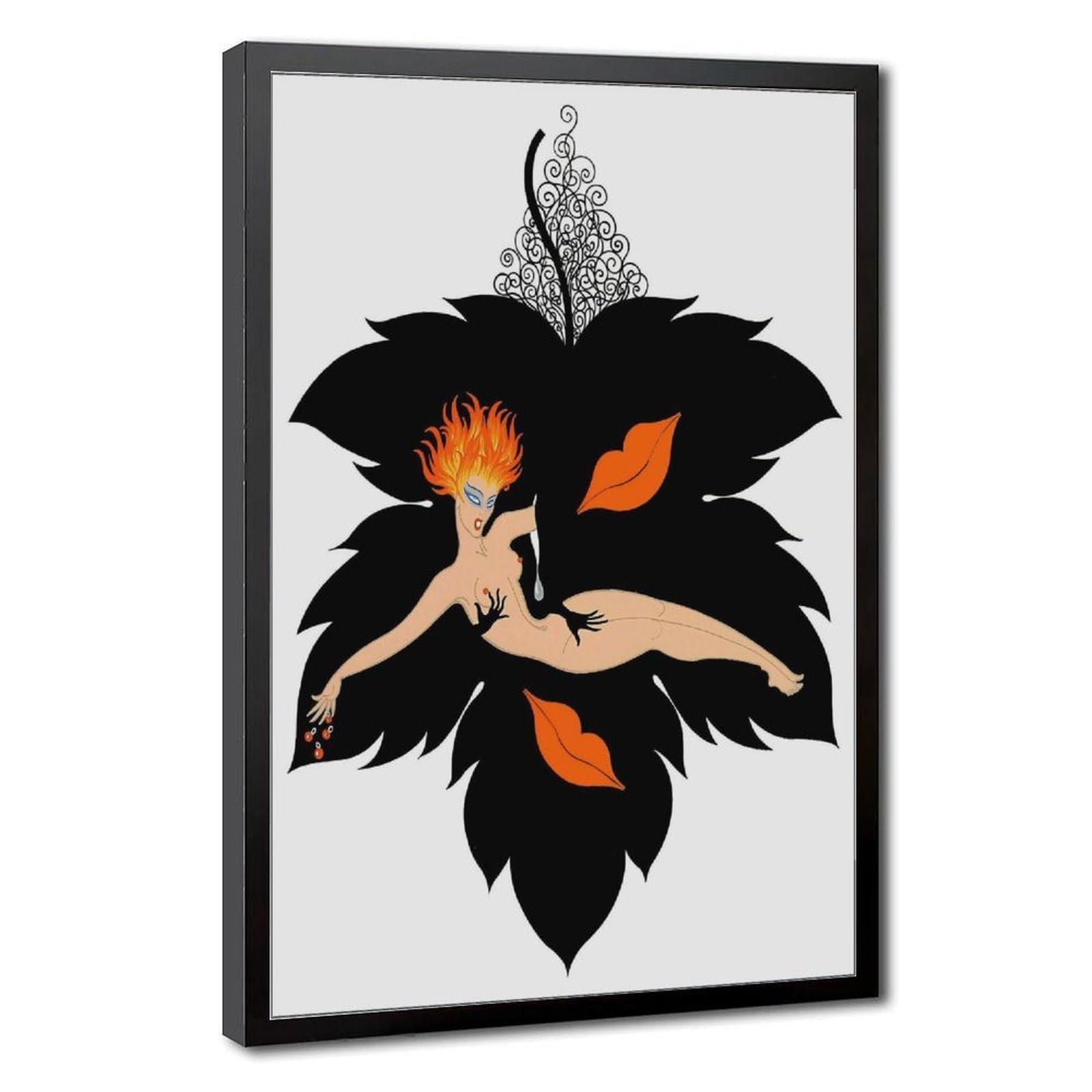 Impression sur toile Erte Seven Deadly Sins décoration murale salon et bureau - 8