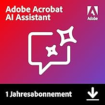 Adobe Acrobat KI-Assistant | PC/Mac/Web | Software-Download | PDF Software | Aktivierung Erforderlich