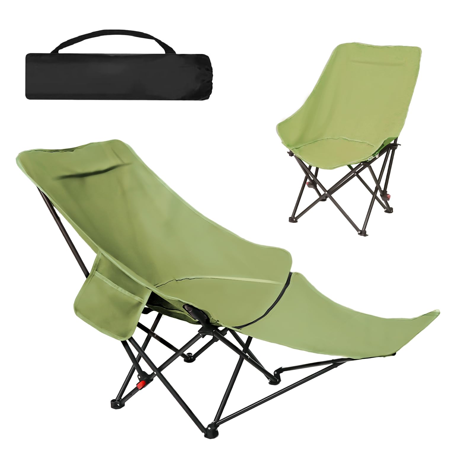 アウトドアチェア　緑 Amazon.co.jp: Sunfra リクライニングチェア【超耐荷重120kg＆僅か2.5