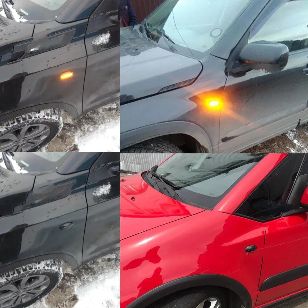 Intermitentes Laterales Para Suzuki Para Swift Para Jimmy Para Vitara Para SX4 2 Uds Indicador Lateral Dinámico Coche Luces Indicadoras Giro Luces Ámbar
