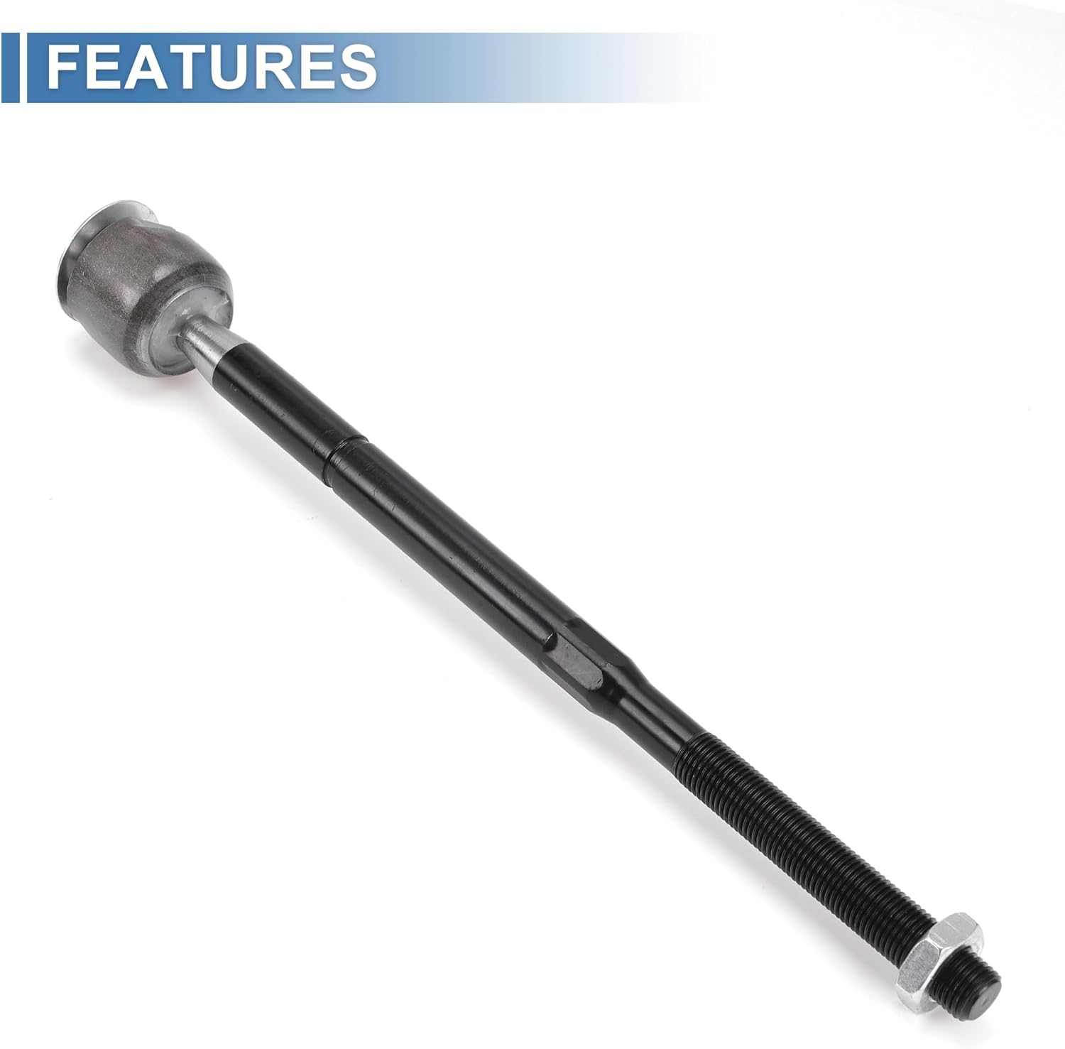 X AUTOHAUX 2pcs Front Inner Tie Rod Ends Kit Suspension Steering Tie Rod End for Dodge Journey 2009-2018 Drag Link No.EV800611