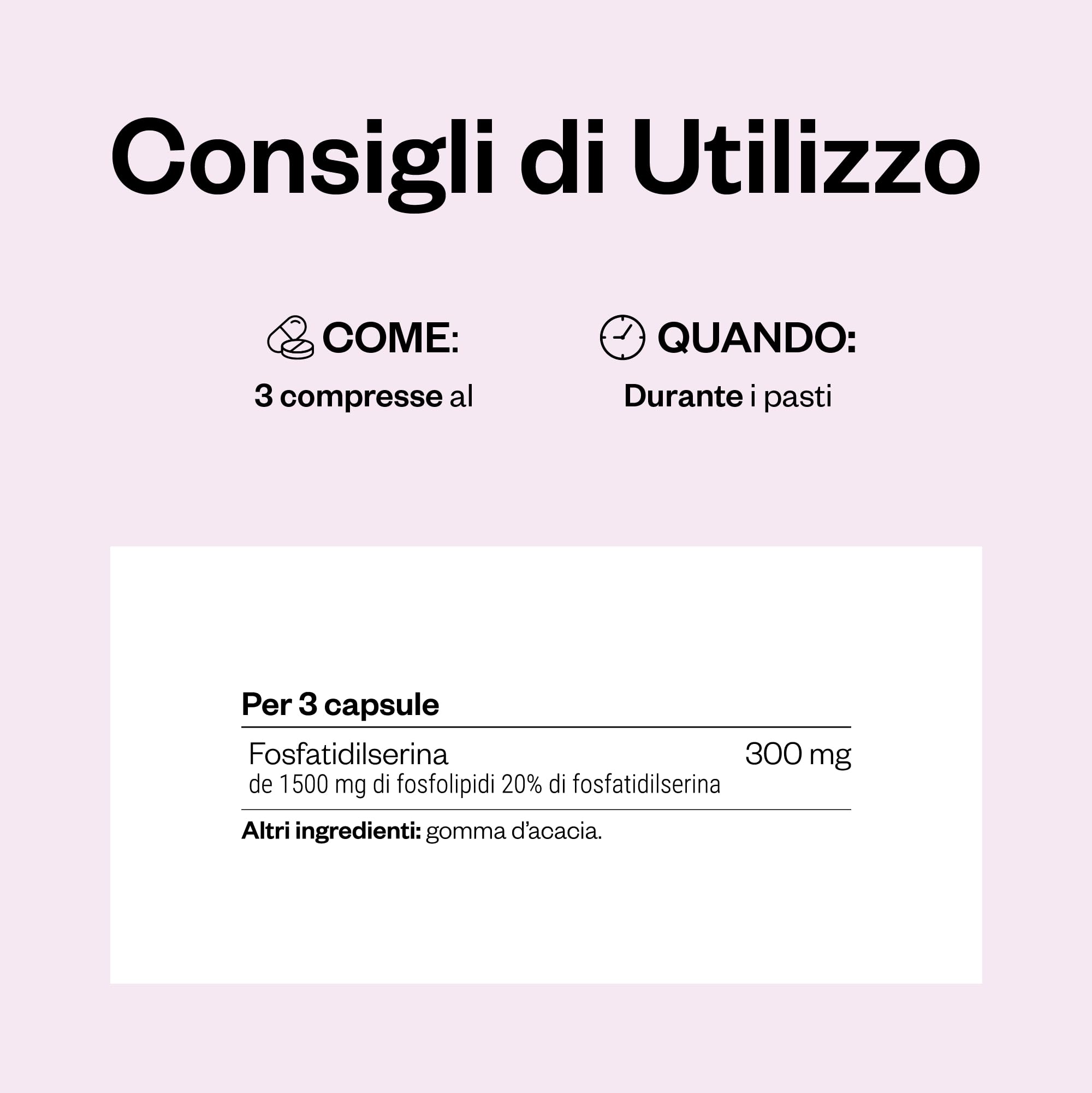 PS 100 - Apprendimento, memoria e concentrazione - Senza OGM - SuperSmart | Aiuta a migliorare l'apprendimento, la memoria e la concentrazione - Fosfolipidi al 20% di fosfatidilserina (PS)