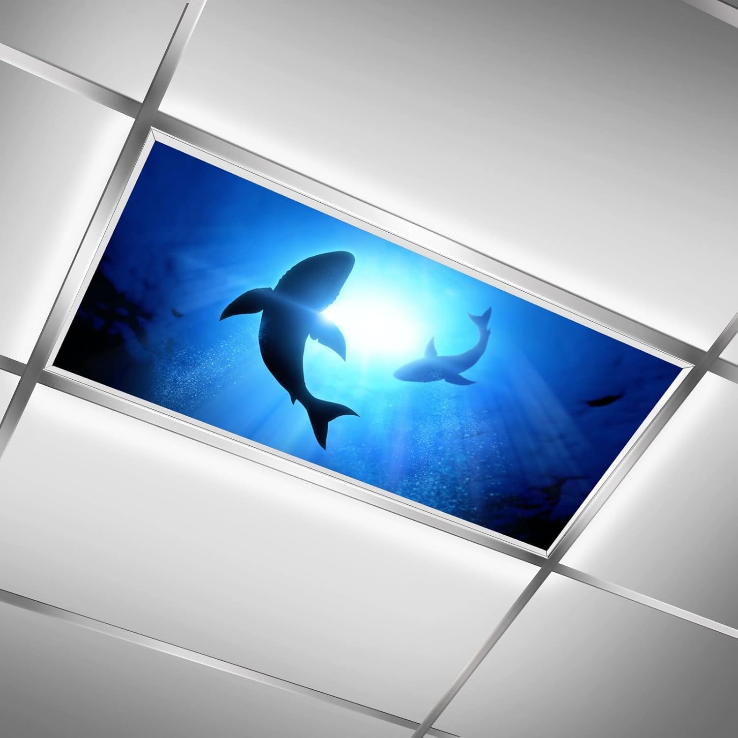 J.COXLOD Fluorescent Light Covers for Ceiling Lights Classroom Office 4