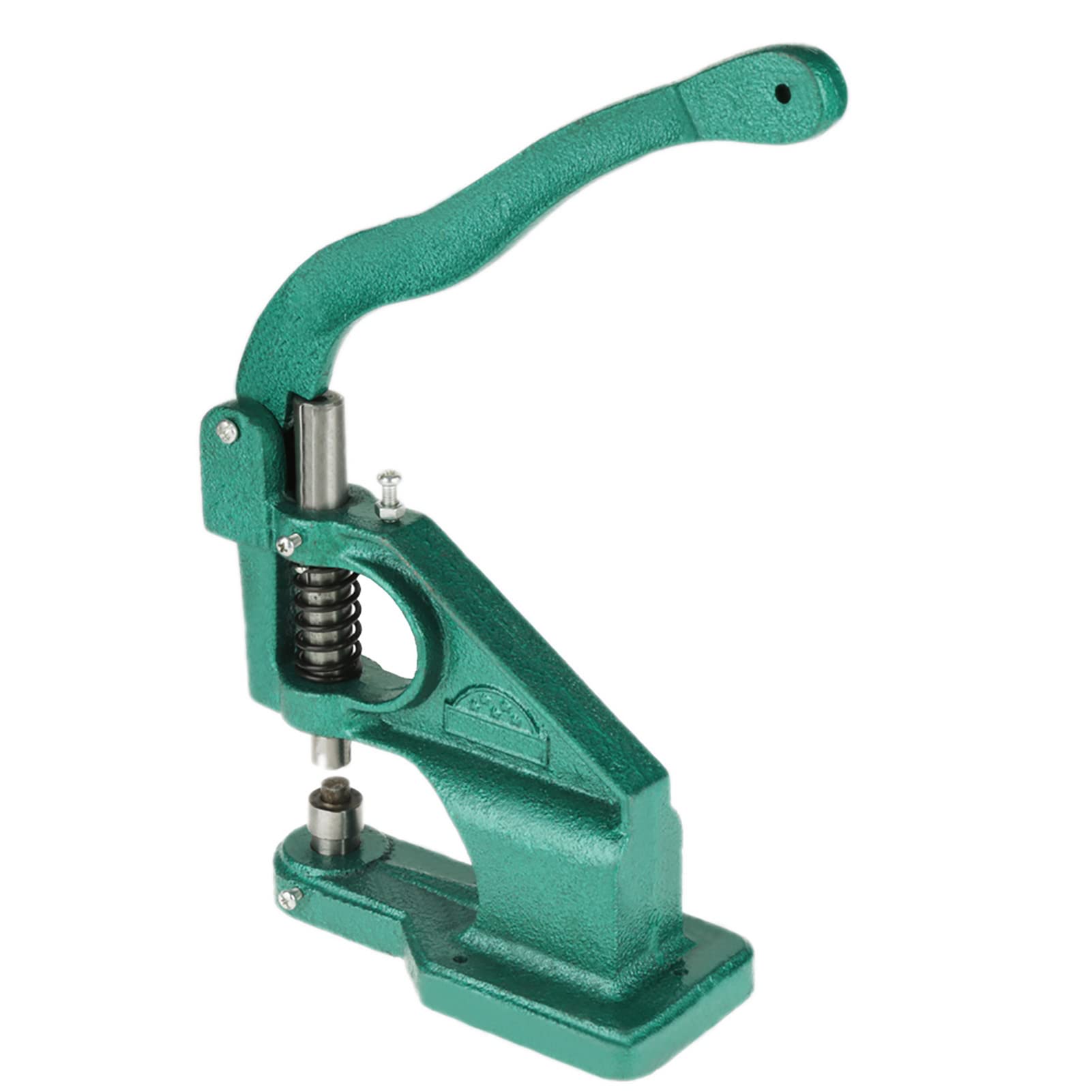 Occhiellatrice Macchina, Occhiello Pressatrice per 3 Matrici (6/10 / 12mm) con 1500 Gommini Occhiello e 3 matrici macchina manuale a pressione Macchina per punzonatura Foro