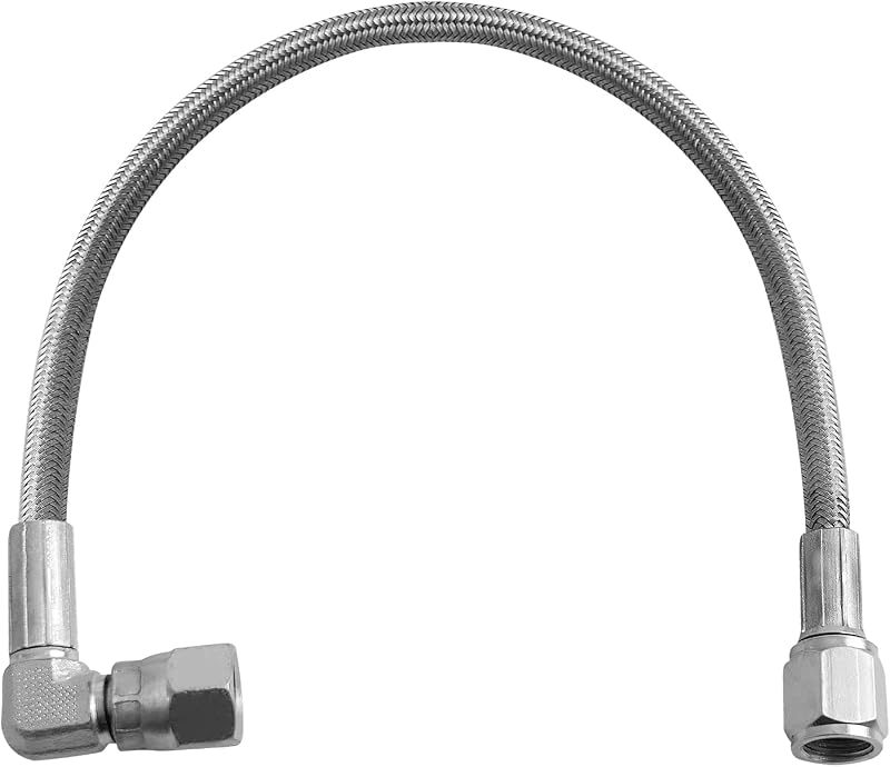 Mangueira de alimentação de óleo para turbo AUGREX 4AN trançada em aço inoxidável – 30,48 cm