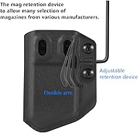 Vista 5 de 2-Pack Portacargadores Universales IWB/OWB Compatibles con Cartuchos de 9mm/.40 de Pila Única