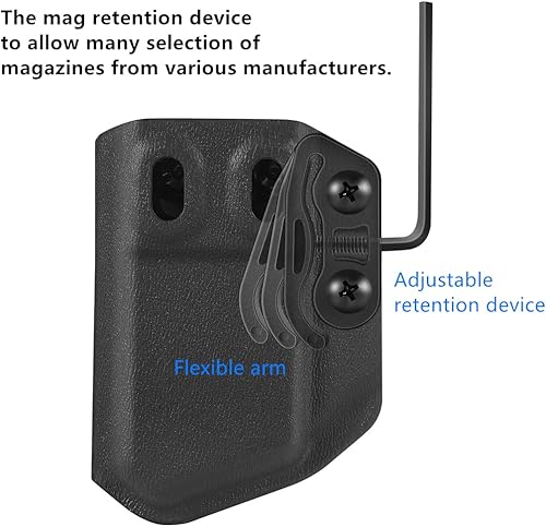 Miniatura 5 de Paquete de 2 fundas universales para cargador IWBOWB para cargadores de 0.354 in.40 de una sola pila