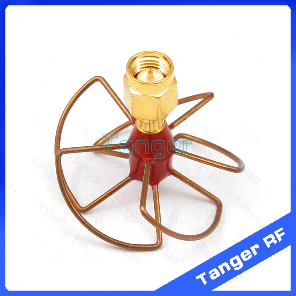 Gain Antenna 58GHz FPV Antenna 5 Leaf 5-Lobe Blade TX Circular Polarized Antenna Set with SMA Male Plug 58G RX