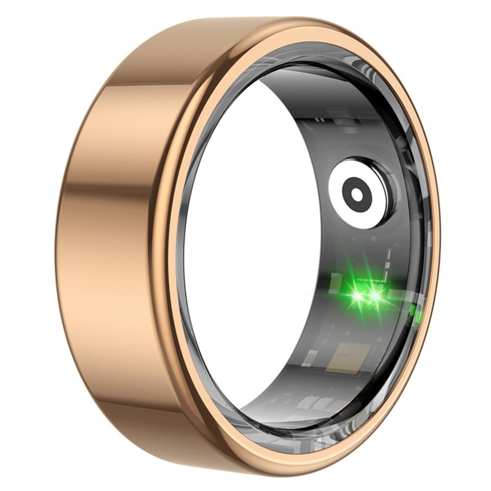 Diyeeni Smart Ring, Rastreador de Salud Portátil Universal con Aplicación, Anillo Deportivo con Monitor de Frecuencia Cardíaca, Monitor de Sueño, Temperatura,