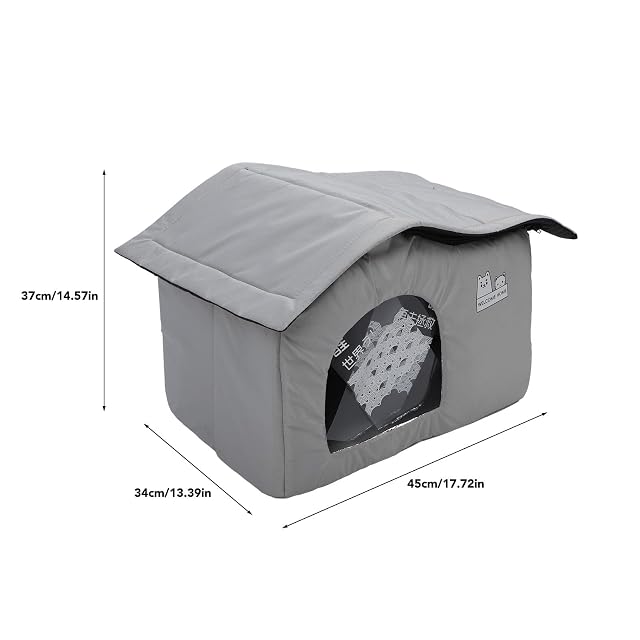 Foto 5 de 8 de Depisuta Casa de Enfriamiento para Gatos, Casa para Gatos Al Aire Libre en Verano