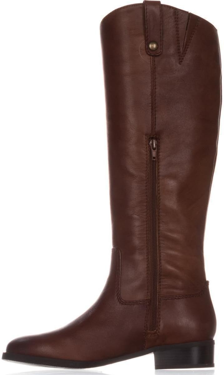 INC Womens Fawne Leather Knee-High Knee-High Boots Brown 8.5 Medium (B,M)