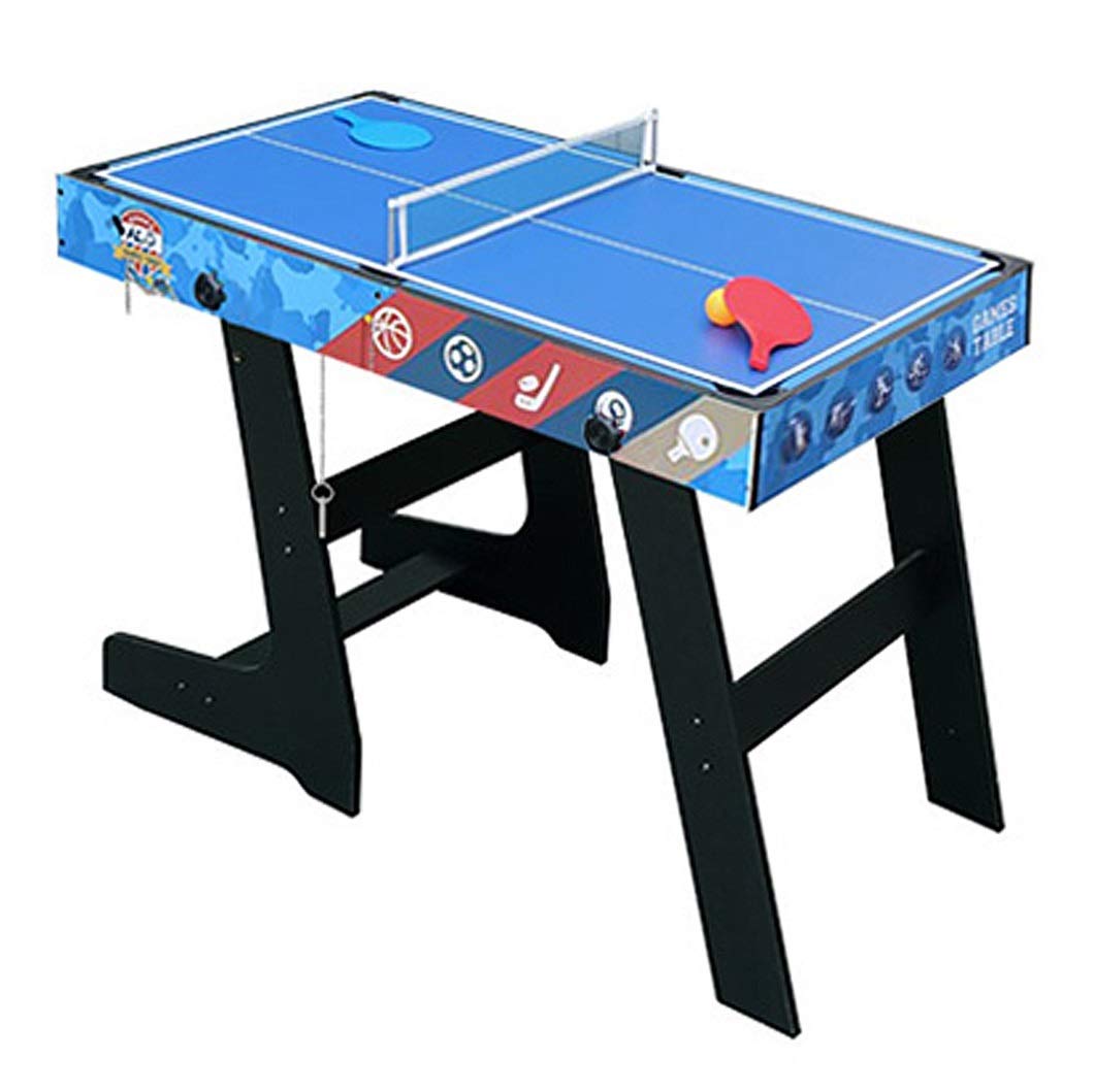 5 in 1 zusammenklappbarer Spieltisch für Fußballspiel/Hockey/Tischtennis/Pool(Billard) / Basketballspiel