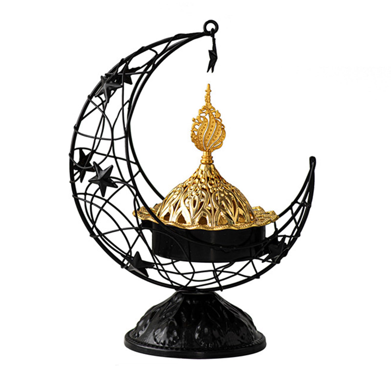 Stylish Shaped Incenses Holder Eid Metal Censer Iron Aromas Fragrances Diffuser for Home Offices Decoration Decor