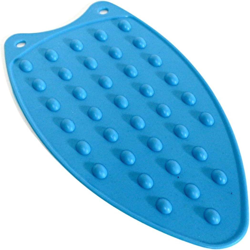 Iron Anywhere Quilted Magnetic Ironing Mat with Silicone Heat-Resistant Iron Rest – Travel & Home, 18” x 31”