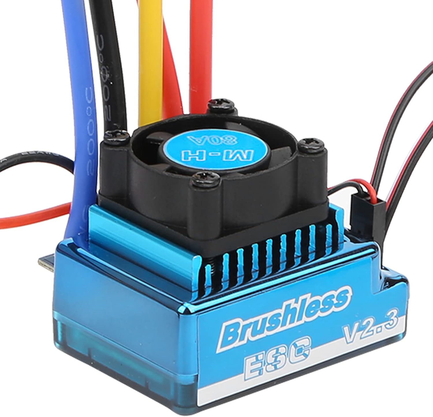 RC Car ESC, Brushless ESC, Electronic Components for 1/10 RC Car Model((80A))