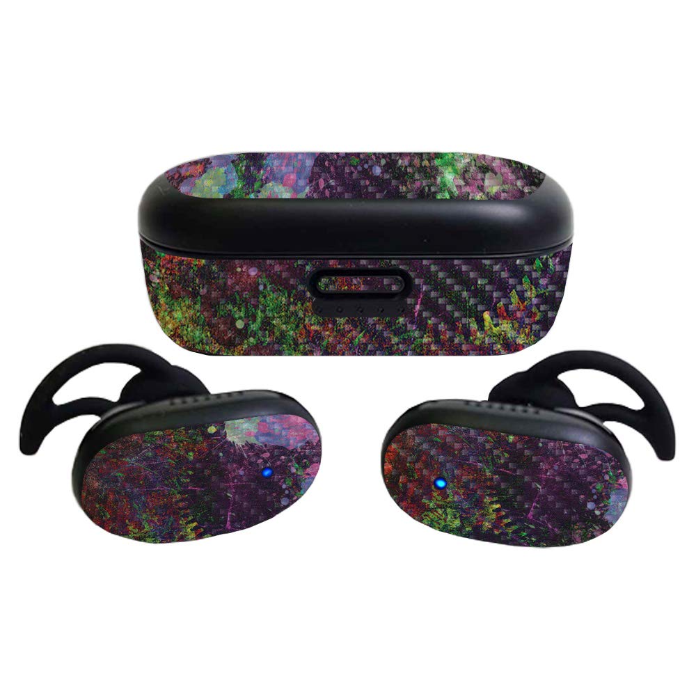 MightySkins Glossy Glitter Skin Compatible with Bose QuietComfort Earbuds (2020)
