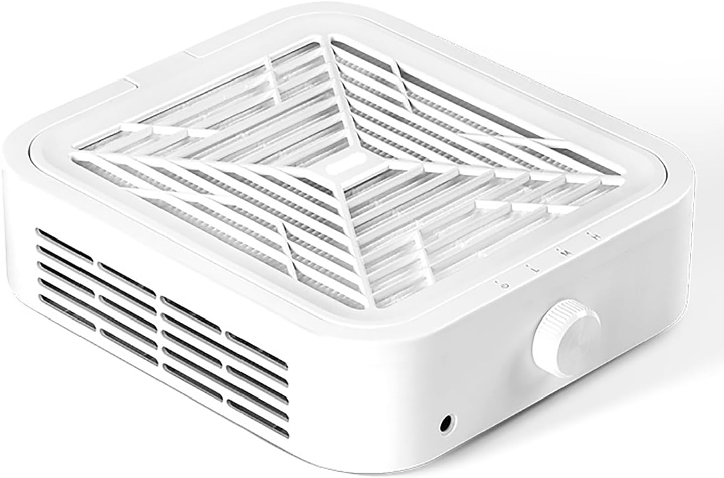 COYEUX Professional Nail Dust Collector, 120W Low Noise Dust Collector Nail Tech, with 3-Speed Adjustment, Strong Suction Power, for Nail Salon
