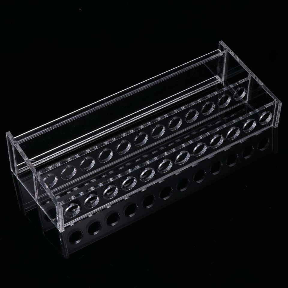 PRETYZOOM 1 Satz Test Tube Rack Holder Abnehmbarer Ständer für Reagenzgläser Transparentes Labormaterial für und Wissenschaftliche Experimente
