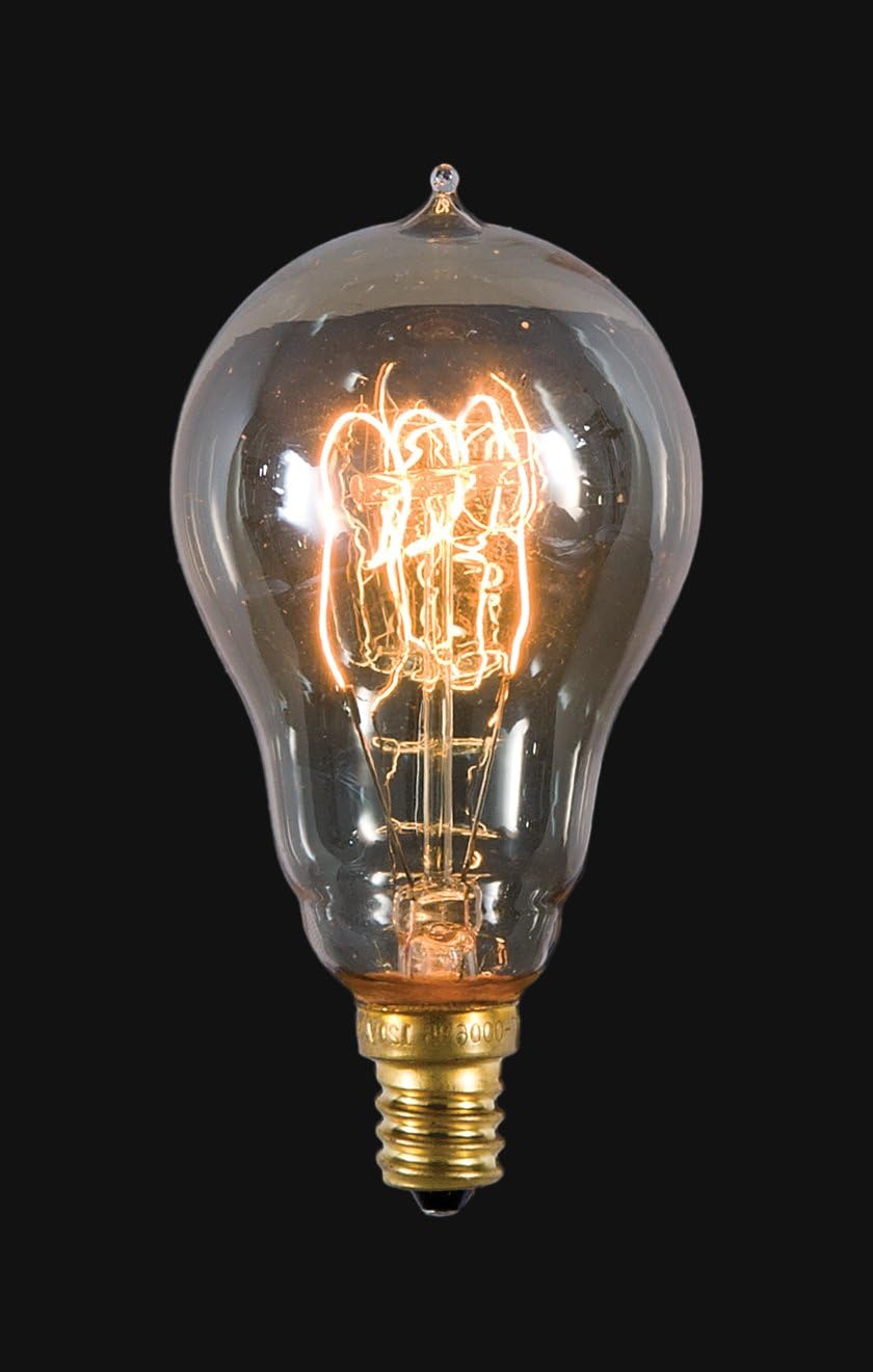 B&P Lamp® Antique Style A15 25W Candelabra Base Bulb
