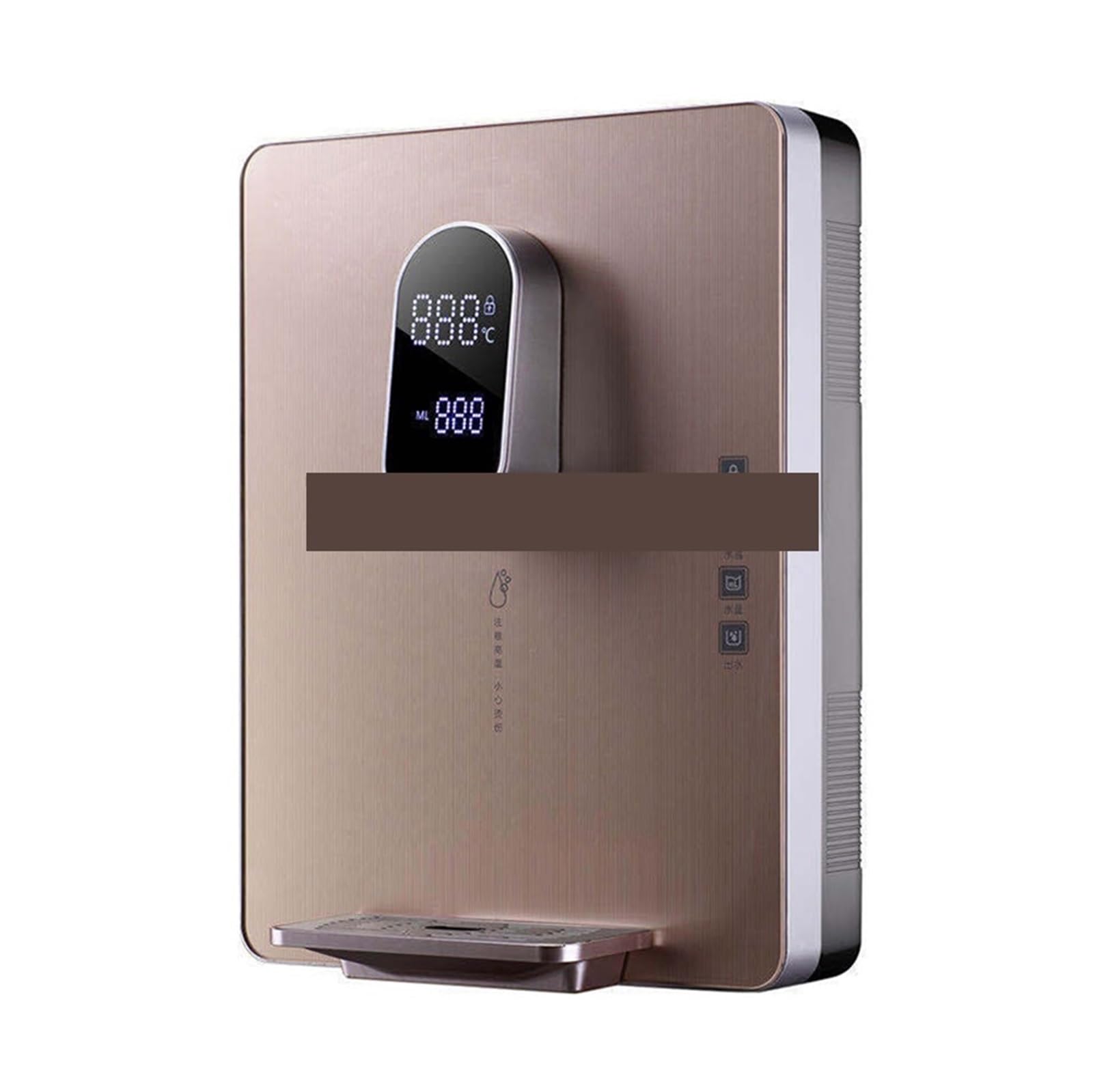 Dispensador de agua caliente instantáneo, 2200 W, dispensador de agua eléctrico montado en la pared, calentador de agua, fuente para beber, 25 L/H, dispensador de agua instantáneo, temperatura ajustab