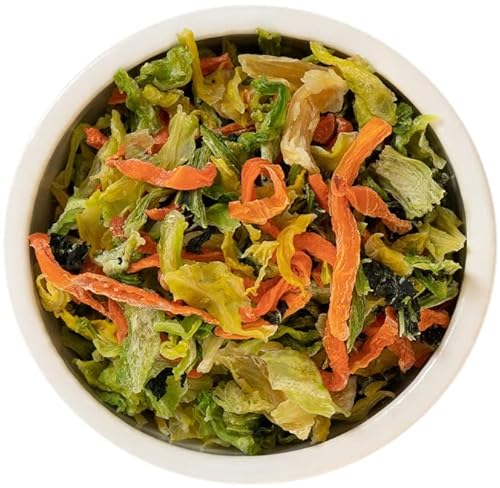 ドッグフード工房 乾燥野菜ミックス 70g (70g × 1袋) 国産 無添加 キャベツ にんじん 小松菜 おやつ アレルギー 犬用 シニア 小型犬 肥満犬 ヘルシー