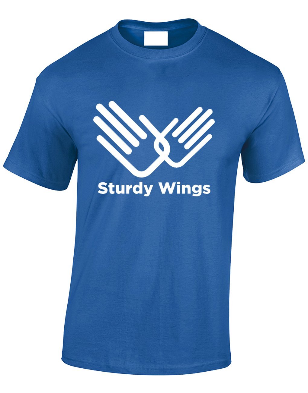 Crown Designs Sturdy Wings Comedy Movie Film Inspired for Men & Teenagers T-Shirts Tops - Royal/XX-Large