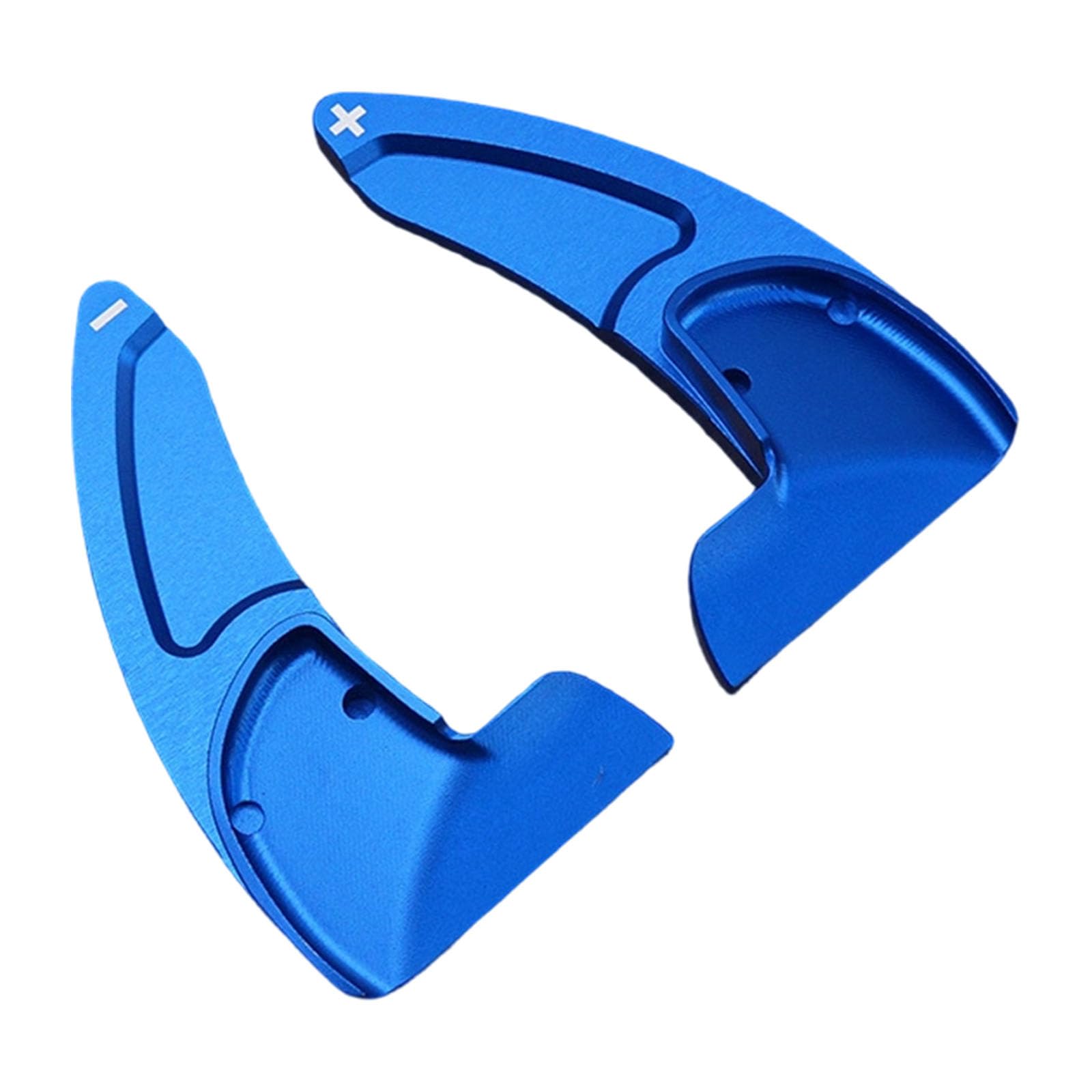 Shyyoulqe Blue Upgrades Aluminum Racing Paddle Shifters Direct Replacement Easy To Use For 15-21 Car Models Shifting Feel Hurrying Scull Shifters