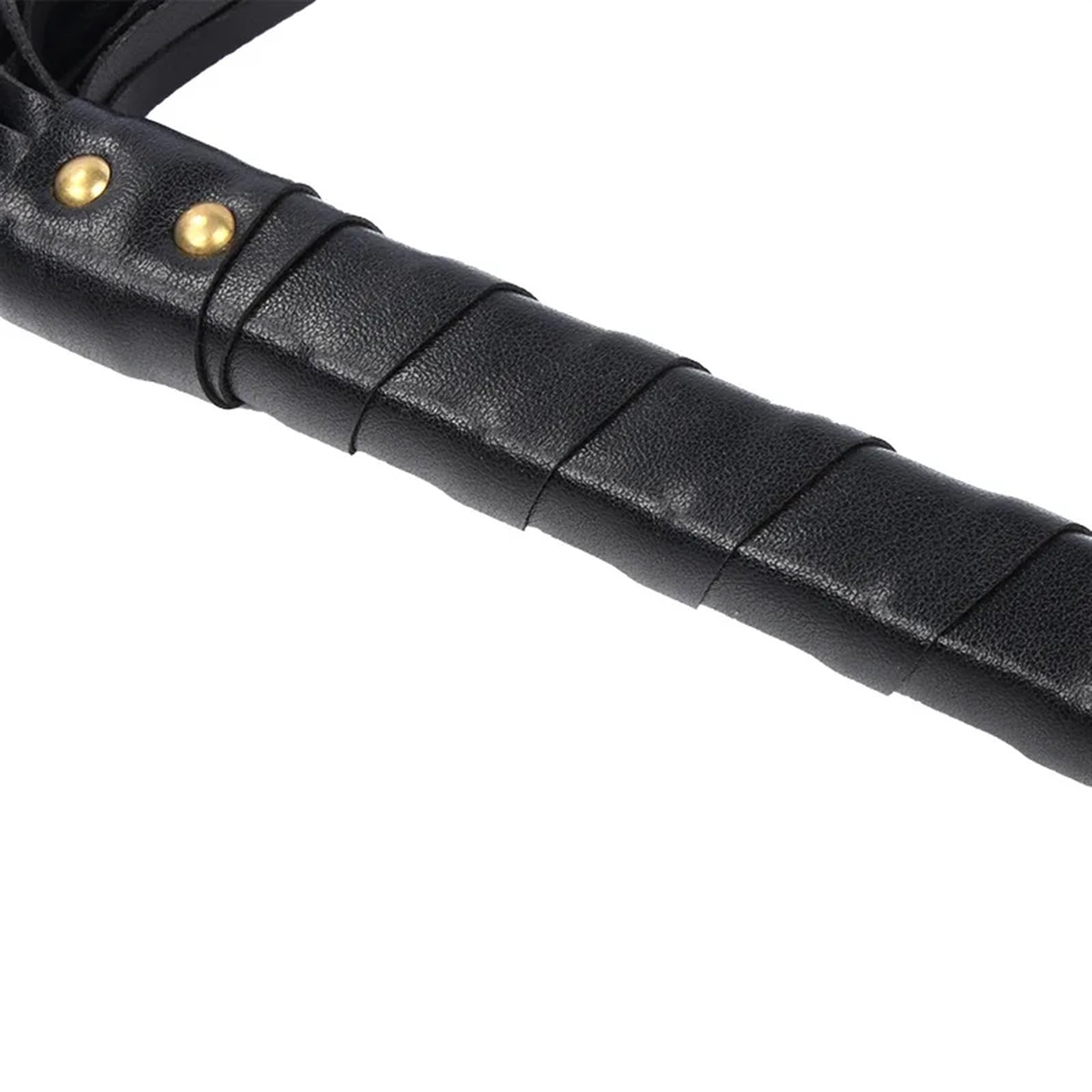 Látigo de esclavo Juegos for adultos Juguetes sexuales de esclavitud for mujeres Anillo de pene Azotador Paleta Azotes Restricciones de esclavitud Látigos Coqueteo(Black-30cm)