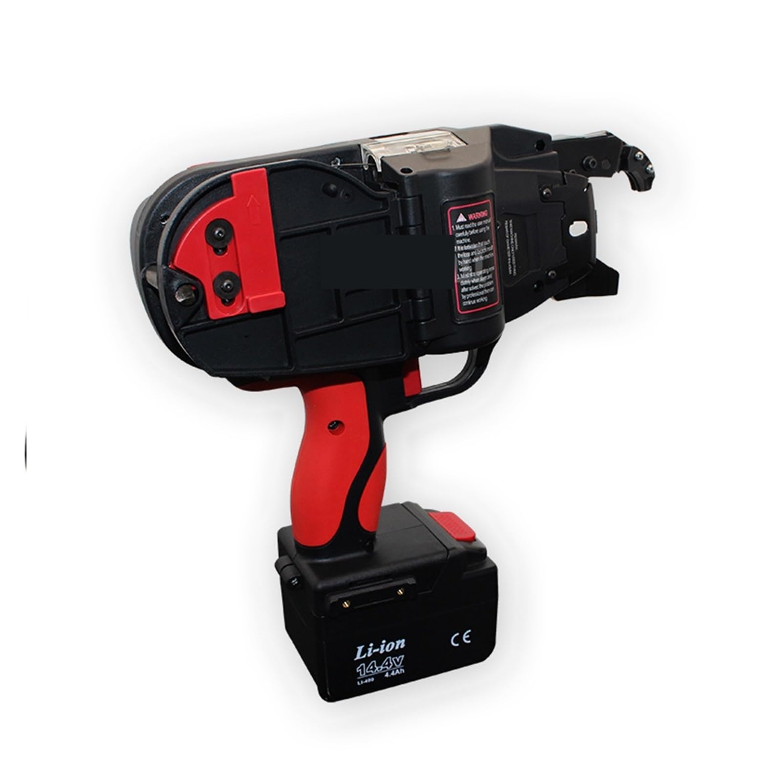 Cfwwsaq One Color Strapping Machine, 4-45Mm Rebar Tier Binding Machine, 14.4V 4400Mah Automatic Recharable Electric Wire Rebar Binding Tying Machine Rt450