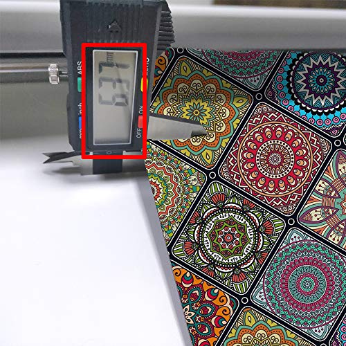 QIYI Floor Comfort Mats 2 Pieces Kitchen Rugs PVC Leather Waterproof Oil Proof Runner Rug Non Skid Standing Mat Set Anti Fatigue Doormat 17