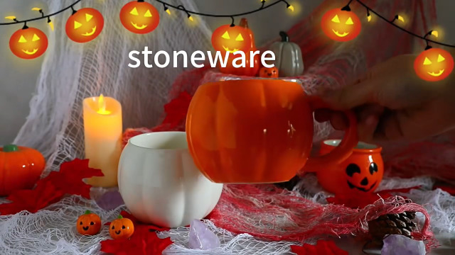 Taza grande de cerámica Premium Calabaza 17oz Halloween miniatura 7