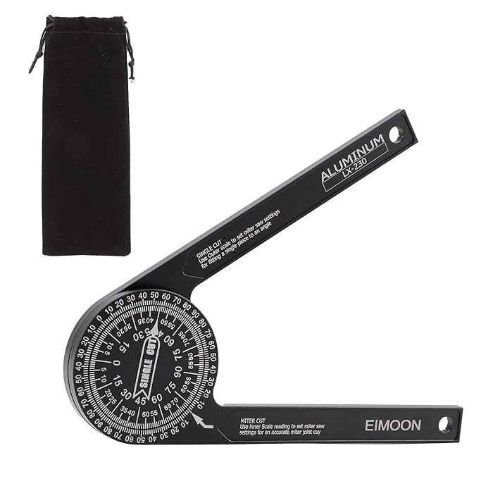 Buy Miter Saw Protractor Angle Finder Aluminum Angle Measuring