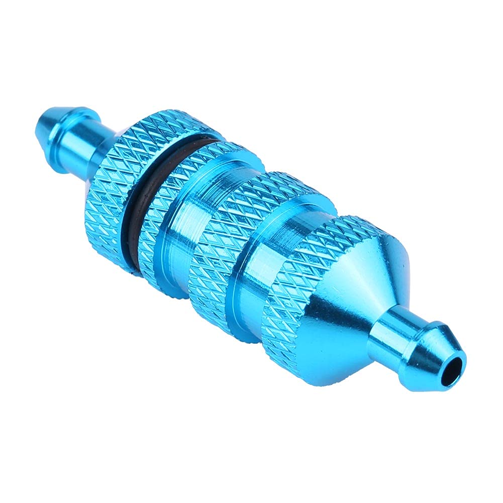 HSP RC Fuel Filter RC Car Fuel Filter For 1/8 1/10 Scale RC Model Car (Blue)