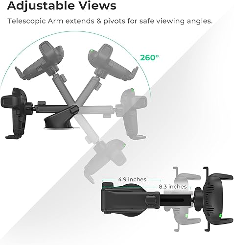Miniatura 5 de iOttie - Cargador inalámbrico para coche 2 Qi.