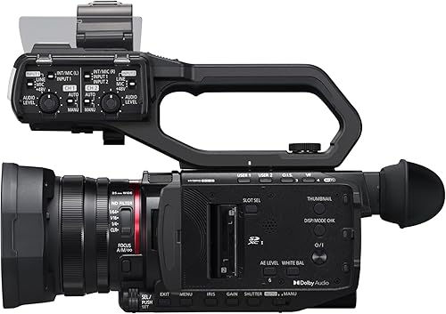 Panasonic AG-CX18EH 4K 60p Professional Camcorder with 25mm Wide-Angle Lens, 24x Zoom, 3G-SDI, XLR, 5-Axis Hybrid OIS, LED Light, Wi-Fi, USB PD, Black - 7