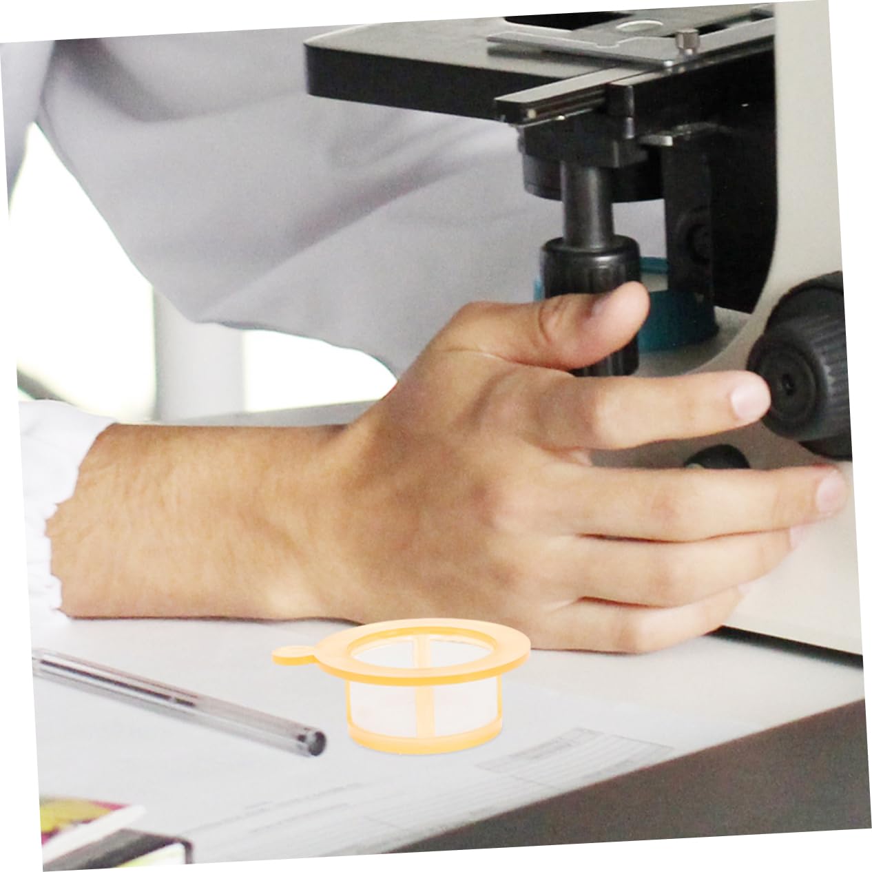 TIDTALEO 3pcs Cell Strainer 40um/70um/100um Cell Sieve Filter Strainer Laboratory Experiment Tool Easy Handle