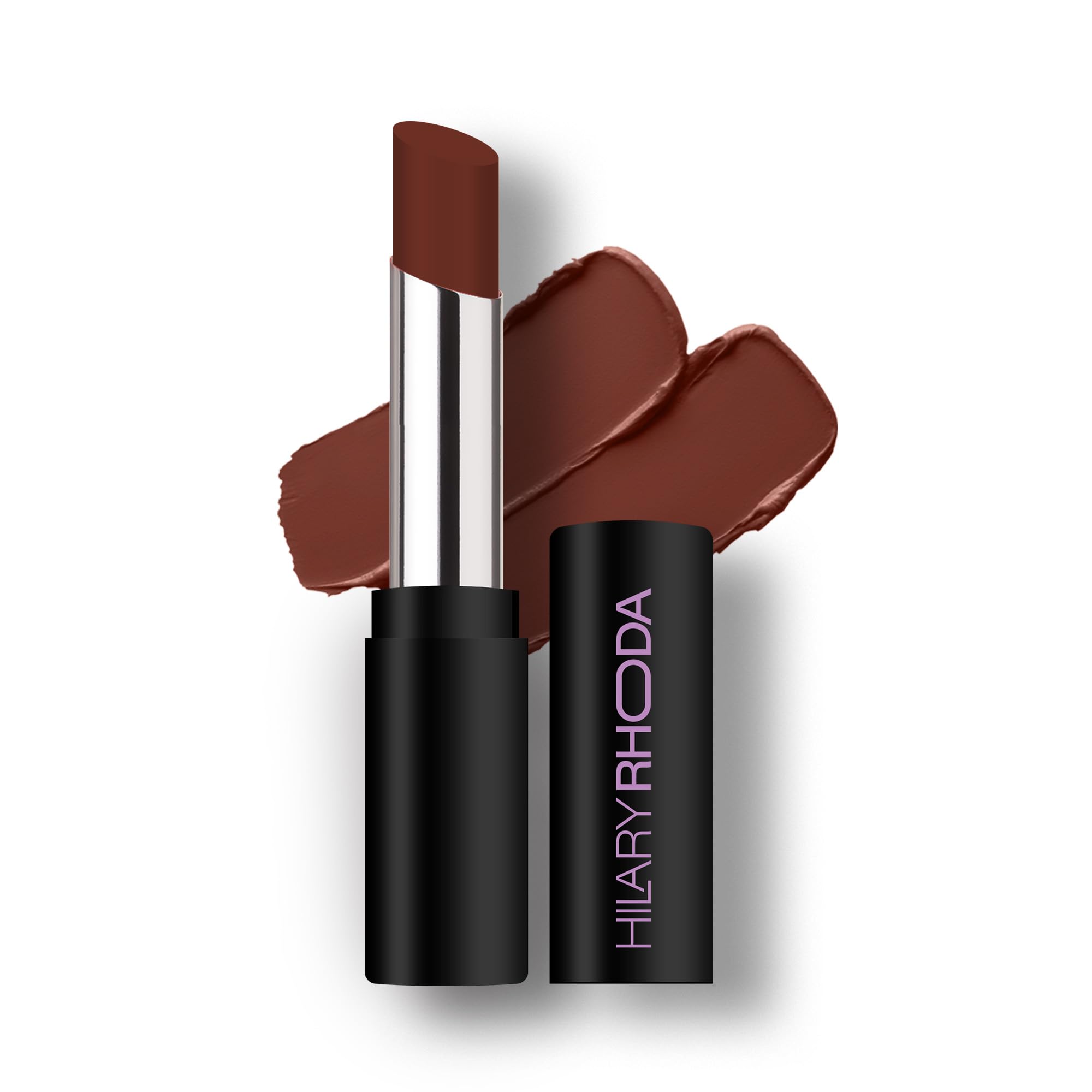 Hilary Rhoda Power Stay NonTransfer Lipstick | Matte Finish | Infused with Vitamin E & Shea Butter | Lightweight & Highly Pigmented | Glides Easily & Smudge-Proof |3.2g (Hazelnut - Shade 08)-picture-37