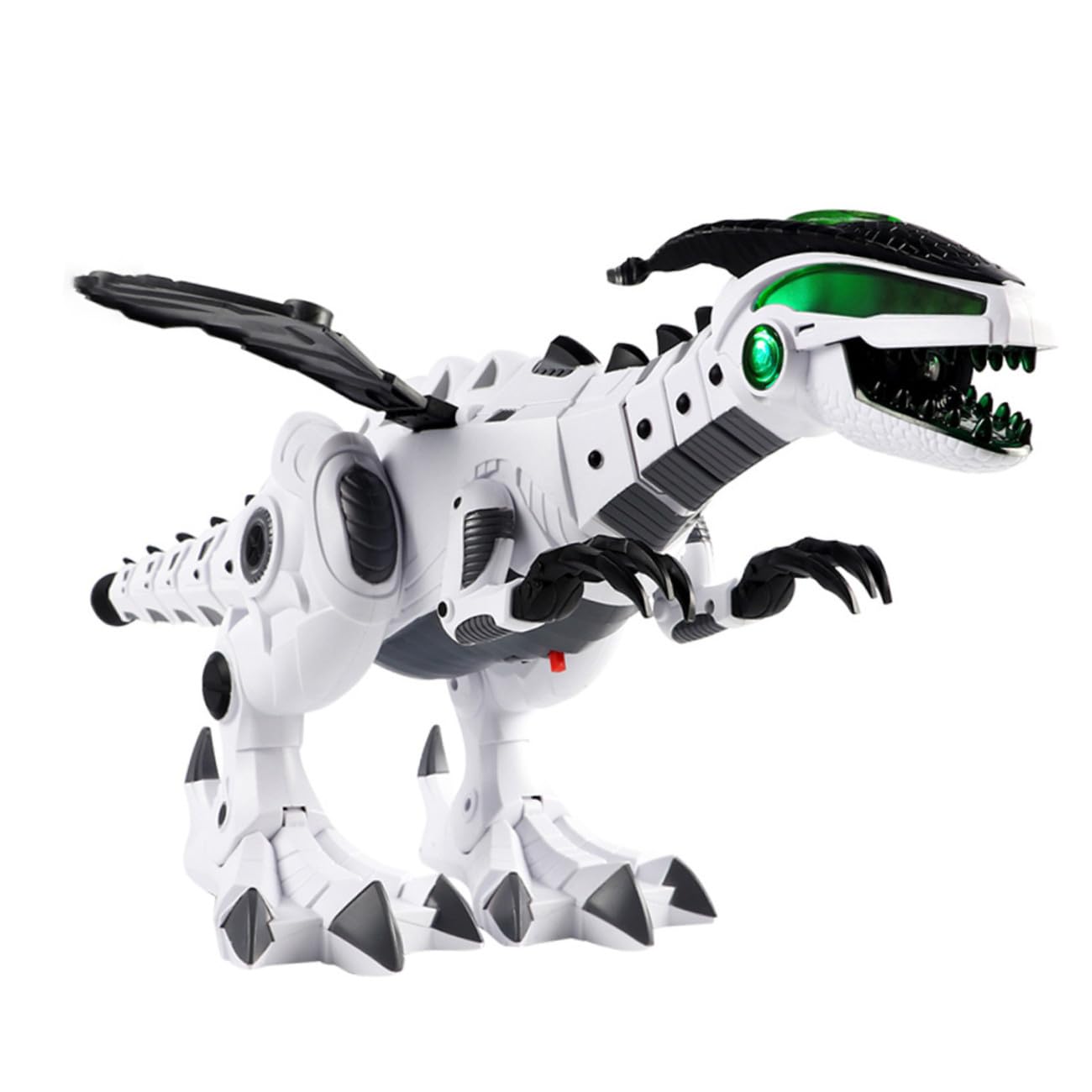 SUPVOX Dinosaurio Mecánico de Escritorio Función de Pulverización y Luz Led, Decorativo y Resistente al Óxido, Adecuado para Habitaciones Infantiles
