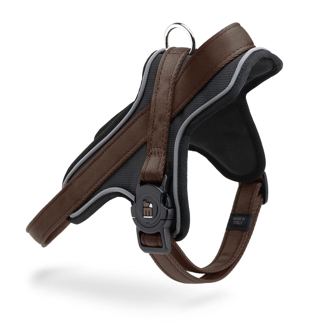 MyFamily Arnés para Perros De Poliéster Made In Italy, Los Datos Maestros De Tu Perro Siempre Contigo, Conexión para Smartphone con Tecnología NFC, Modelo K, Colección Memopet