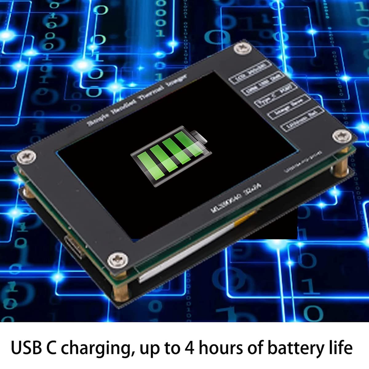 1 PC Imágenes Térmicas, Cámara Infrarroja con Imagen Térmica de 2.8 Pulgadas, Carga USB C 320X240