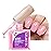 Nail Polish Strengthener and Growth Treatment: Pink Gelike EC 6 in 1 Natural Nail Hardener Extra Strong and Growth - Long Lasting Nail Repair for Damaged Nails - For Daily Work Home Salon